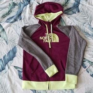 North Face zip up hoodie size medium